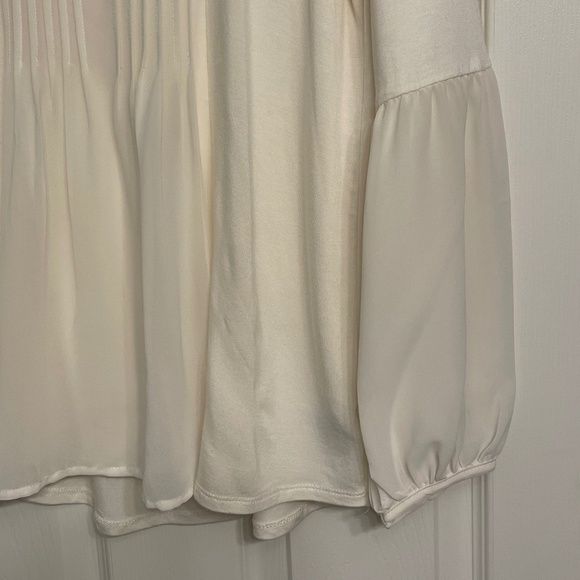 August Silk Pleated Front Blouse - Picture 5 of 12